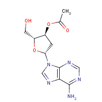 6612-73-3 [(2R,3S,5R)-5-(6-aminopurin-9-yl)-2-(hydroxymethyl)oxolan-3-yl] acetate chemical structure
