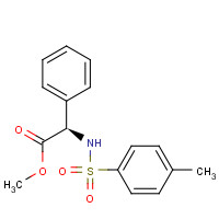 111047-53-1 methyl (2R)-2-[(4-methylphenyl)sulfonylamino]-2-phenylacetate chemical structure