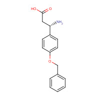 218278-65-0 (3S)-3-amino-3-(4-phenylmethoxyphenyl)propanoic acid chemical structure