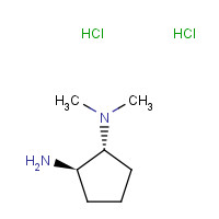 1033245-36-1 (1R,2R)-1-N,1-N-dimethylcyclopentane-1,2-diamine;dihydrochloride chemical structure