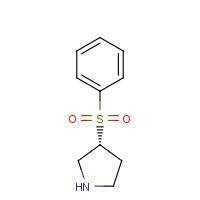 1268521-39-6 (3R)-3-(benzenesulfonyl)pyrrolidine chemical structure