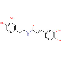 103188-49-4 (E)-3-(3,4-dihydroxyphenyl)-N-[2-(3,4-dihydroxyphenyl)ethyl]prop-2-enamide chemical structure
