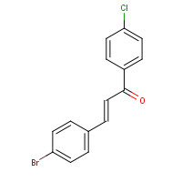 19672-61-8 (E)-3-(4-bromophenyl)-1-(4-chlorophenyl)prop-2-en-1-one chemical structure