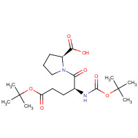 917926-33-1 (2S)-1-[(2S)-5-[(2-methylpropan-2-yl)oxy]-2-[(2-methylpropan-2-yl)oxycarbonylamino]-5-oxopentanoyl]pyrrolidine-2-carboxylic acid chemical structure