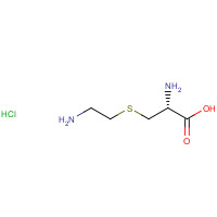 4099-35-8 (2R)-2-amino-3-(2-aminoethylsulfanyl)propanoic acid;hydrochloride chemical structure