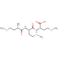 14486-15-8 (2S)-2-[[(2S)-2-[[(2S)-2-amino-4-methylsulfanylbutanoyl]amino]-4-methylsulfanylbutanoyl]amino]-4-methylsulfanylbutanoic acid chemical structure