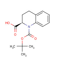 1187931-75-4 (2R)-1-[(2-methylpropan-2-yl)oxycarbonyl]-3,4-dihydro-2H-quinoline-2-carboxylic acid chemical structure