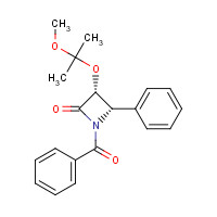 149107-92-6 (3R,4S)-1-benzoyl-3-(2-methoxypropan-2-yloxy)-4-phenylazetidin-2-one chemical structure