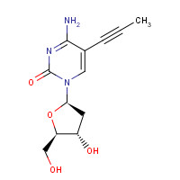 117693-24-0 4-amino-1-[(2R,4S,5R)-4-hydroxy-5-(hydroxymethyl)oxolan-2-yl]-5-prop-1-ynylpyrimidin-2-one chemical structure