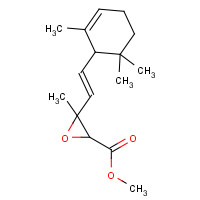 67905-40-2 methyl 3-methyl-3-[(E)-2-(2,6,6-trimethylcyclohex-2-en-1-yl)ethenyl]oxirane-2-carboxylate chemical structure