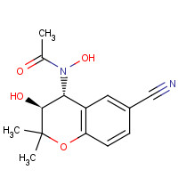 127408-31-5 N-[(3S,4R)-6-cyano-3-hydroxy-2,2-dimethyl-3,4-dihydrochromen-4-yl]-N-hydroxyacetamide chemical structure