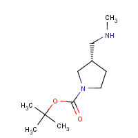 1245642-79-8 tert-butyl (3S)-3-(methylaminomethyl)pyrrolidine-1-carboxylate chemical structure