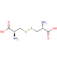 6020-39-9 (2S)-2-amino-3-[[(2R)-2-amino-2-carboxyethyl]disulfanyl]propanoic acid chemical structure