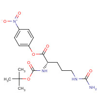 56612-88-5 (4-nitrophenyl) (2S)-5-(carbamoylamino)-2-[(2-methylpropan-2-yl)oxycarbonylamino]pentanoate chemical structure