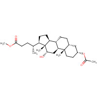 27240-83-1 methyl (4R)-4-[(3R,5R,8R,9S,10S,12S,13R,14S,17R)-3-acetyloxy-12-hydroxy-10,13-dimethyl-2,3,4,5,6,7,8,9,11,12,14,15,16,17-tetradecahydro-1H-cyclopenta[a]phenanthren-17-yl]pentanoate chemical structure