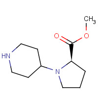 726185-39-3 methyl (2R)-1-piperidin-4-ylpyrrolidine-2-carboxylate chemical structure