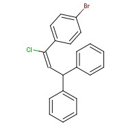 1172119-75-3 1-bromo-4-[(E)-1-chloro-3,3-diphenylprop-1-enyl]benzene chemical structure