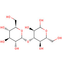 497-48-3 (3R,4S,5R,6R)-6-(hydroxymethyl)-4-[(2R,3R,4S,5S,6R)-3,4,5-trihydroxy-6-(hydroxymethyl)oxan-2-yl]oxyoxane-2,3,5-triol chemical structure