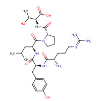 100930-02-7 (2S,3R)-2-[[(2S)-1-[(2S)-2-[[(2S)-2-[[(2S)-2-amino-5-(diaminomethylideneamino)pentanoyl]amino]-3-(4-hydroxyphenyl)propanoyl]amino]-4-methylpentanoyl]pyrrolidine-2-carbonyl]amino]-3-hydroxybutanoic acid chemical structure