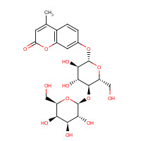 84325-23-5 7-[(2S,3R,4R,5S,6R)-3,4-dihydroxy-6-(hydroxymethyl)-5-[(2S,3R,4S,5R,6R)-3,4,5-trihydroxy-6-(hydroxymethyl)oxan-2-yl]oxyoxan-2-yl]oxy-4-methylchromen-2-one chemical structure