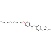 69777-63-5 [4-[(2S)-2-methylbutyl]phenyl] 4-decoxybenzoate chemical structure