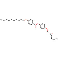 107133-34-6 [4-[[(2S,3S)-3-propyloxiran-2-yl]methoxy]phenyl] 4-decoxybenzoate chemical structure