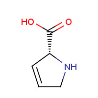 58640-72-5 (2R)-2,5-dihydro-1H-pyrrole-2-carboxylic acid chemical structure