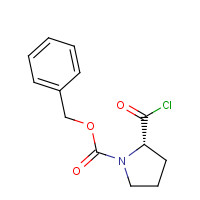 61350-60-5 benzyl (2S)-2-carbonochloridoylpyrrolidine-1-carboxylate chemical structure