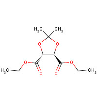 59779-75-8 diethyl (4R,5R)-2,2-dimethyl-1,3-dioxolane-4,5-dicarboxylate chemical structure