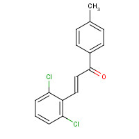 146497-07-6 (E)-3-(2,6-dichlorophenyl)-1-(4-methylphenyl)prop-2-en-1-one chemical structure