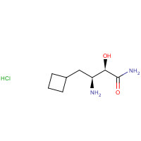1036931-35-7 (2R,3S)-3-amino-4-cyclobutyl-2-hydroxybutanamide;hydrochloride chemical structure