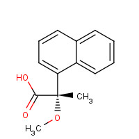 102691-93-0 (2S)-2-methoxy-2-naphthalen-1-ylpropanoic acid chemical structure