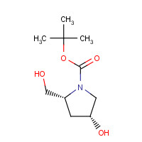 141850-54-6 tert-butyl (2R,4R)-4-hydroxy-2-(hydroxymethyl)pyrrolidine-1-carboxylate chemical structure