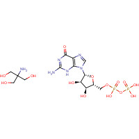 103192-39-8 2-amino-2-(hydroxymethyl)propane-1,3-diol;[(2R,3S,4R,5R)-5-(2-amino-6-oxo-3H-purin-9-yl)-3,4-dihydroxyoxolan-2-yl]methyl phosphono hydrogen phosphate chemical structure