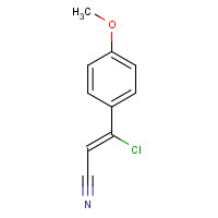 874479-16-0 (Z)-3-chloro-3-(4-methoxyphenyl)prop-2-enenitrile chemical structure