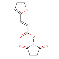 56186-54-0 (2,5-dioxopyrrolidin-1-yl) (E)-3-(furan-2-yl)prop-2-enoate chemical structure