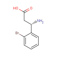 275826-34-1 (3S)-3-amino-3-(2-bromophenyl)propanoic acid chemical structure