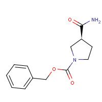 573704-57-1 benzyl (3S)-3-carbamoylpyrrolidine-1-carboxylate chemical structure
