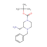 1041399-53-4 tert-butyl (3R)-3-(aminomethyl)-4-benzylpiperazine-1-carboxylate chemical structure