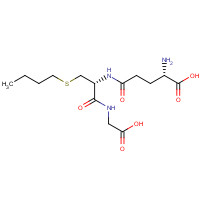 6803-16-3 (2S)-2-amino-5-[[(2R)-3-butylsulfanyl-1-(carboxymethylamino)-1-oxopropan-2-yl]amino]-5-oxopentanoic acid chemical structure