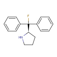 352535-00-3 (2R)-2-[fluoro(diphenyl)methyl]pyrrolidine chemical structure