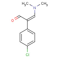 19927-64-1 (Z)-2-(4-chlorophenyl)-3-(dimethylamino)prop-2-enal chemical structure