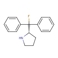 274674-23-6 (2S)-2-[fluoro(diphenyl)methyl]pyrrolidine chemical structure