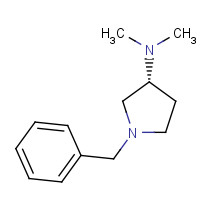 1235437-44-1 (3R)-1-benzyl-N,N-dimethylpyrrolidin-3-amine chemical structure