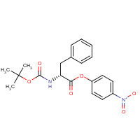 16159-70-9 (4-nitrophenyl) (2R)-2-[(2-methylpropan-2-yl)oxycarbonylamino]-3-phenylpropanoate chemical structure