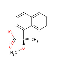 63628-26-2 (2R)-2-methoxy-2-naphthalen-1-ylpropanoic acid chemical structure