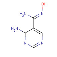 82302-18-9 4-amino-N'-hydroxypyrimidine-5-carboximidamide chemical structure