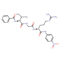 64717-41-5 N-[(2S)-1-[[2-[[(2S)-5-(diaminomethylideneamino)-1-(4-nitroanilino)-1-oxopentan-2-yl]amino]-2-oxoethyl]amino]-3-methyl-1-oxobutan-2-yl]benzamide chemical structure