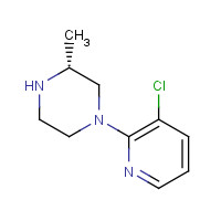 393513-95-6 (3R)-1-(3-chloropyridin-2-yl)-3-methylpiperazine chemical structure