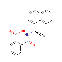163438-05-9 2-[[(1R)-1-naphthalen-1-ylethyl]carbamoyl]benzoic acid chemical structure